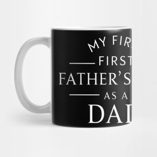 First Time Dad Est 2024 Fathers Day Mug